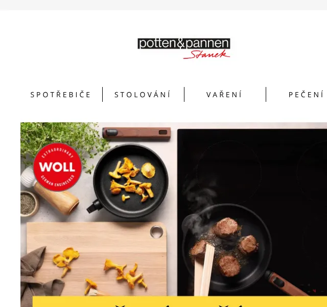 Potten & Pannen: Pánve WOLL – duben 2026 | Nuslet.cz