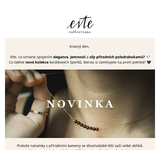 Este collections: Nové korálkové šperky z polodrahokamů – červen 2026 | Nuslet.cz