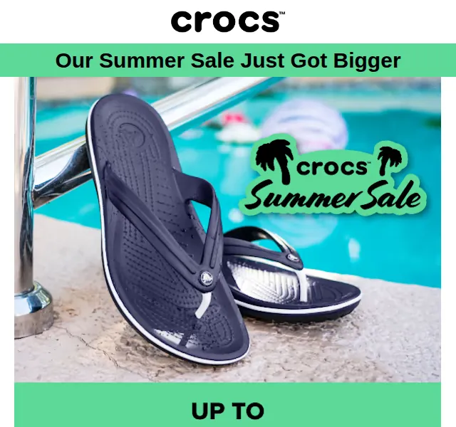 Crocs: Letní výprodej až 50 % sleva – červen 2026 | Nuslet.cz