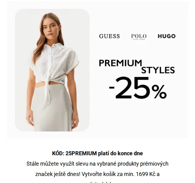 Modivo: Sleva -25 % na prémiové značky – červen 2026 | Nuslet.cz
