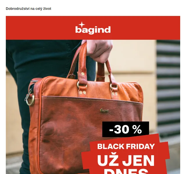 Bagind: 30 % na vše – červen 2026 | Nuslet.cz