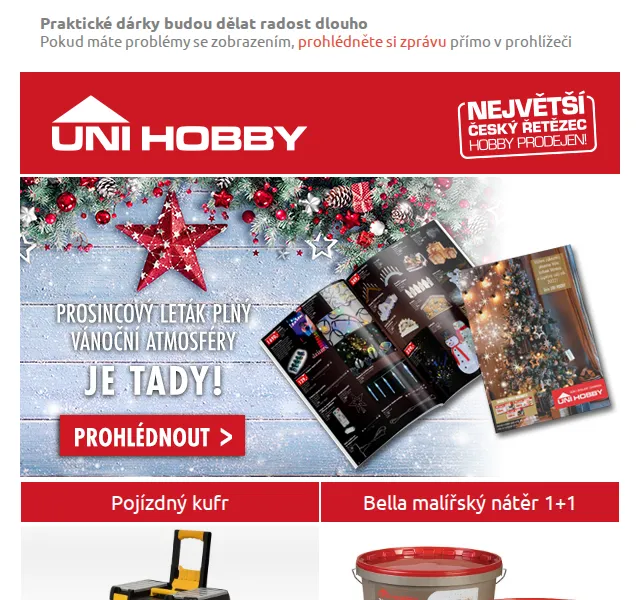 UNI HOBBY: tvrdé dárky od 99 Kč – červen 2026 | Nuslet.cz
