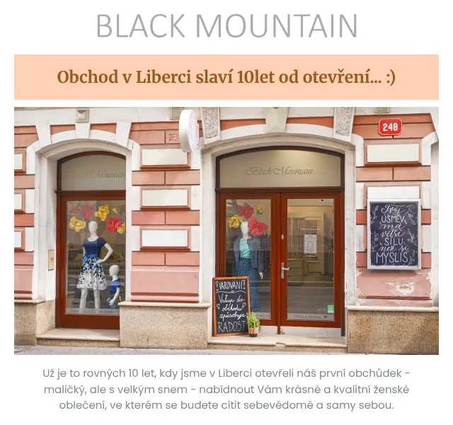 Black Mountain: Oslava 10 let + nové šaty – červen 2026