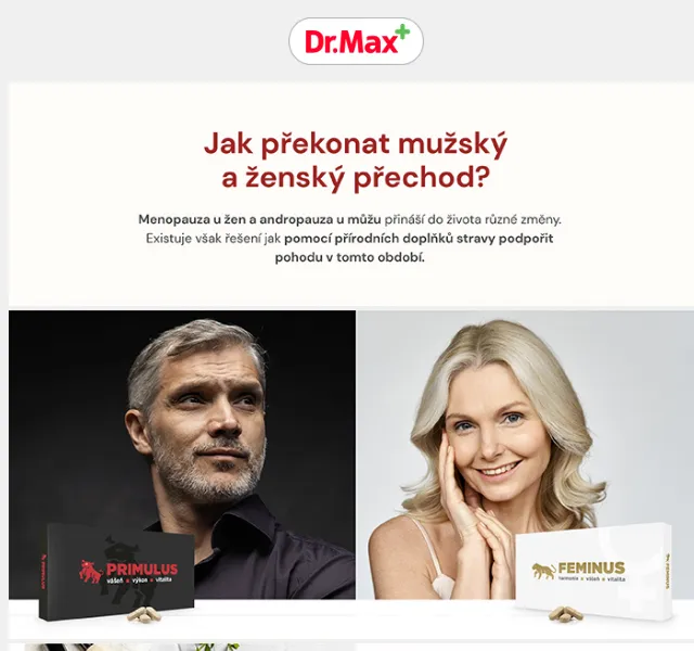 Dr.Max E-shop: Akce 3za2 na produkty Primulus Group – červen 2026 | Nuslet.cz