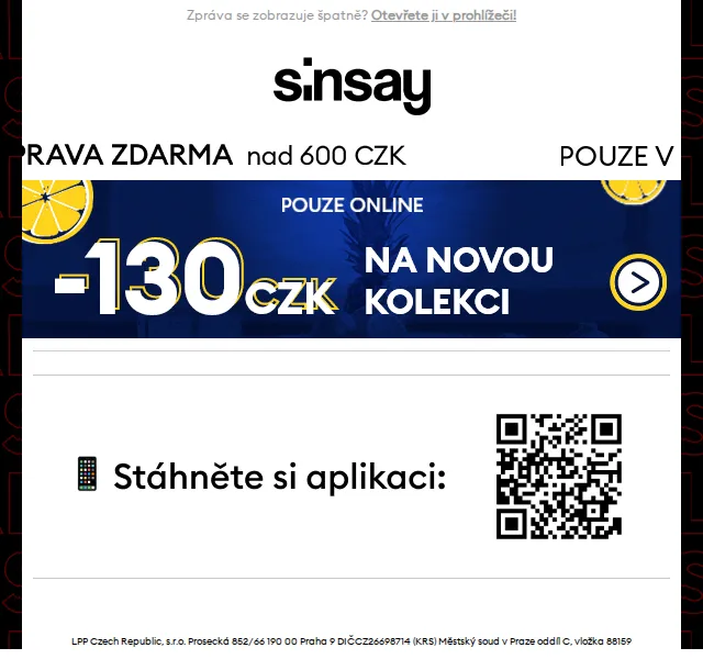 Sinsay: Výprodej FÁZE III až -50 % – červen 2026 | Nuslet.cz
