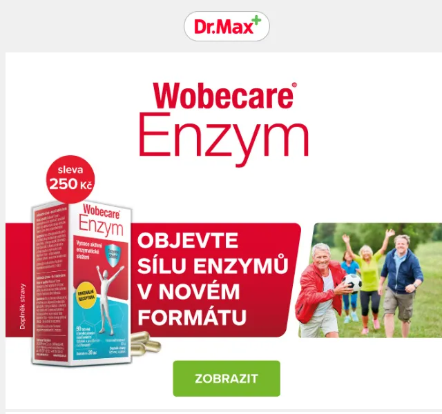 Dr.Max E-shop: Objevte sílu enzymů se slevou 250 Kč – červen 2026 | Nuslet.cz