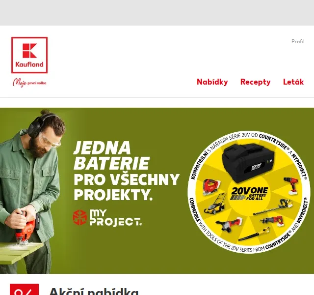 Kaufland: MyProject nářadí – nejlepší ceny – červen 2026 | Nuslet.cz