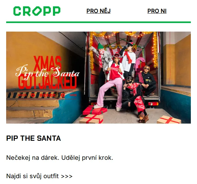 Cropp: Pip the Santa kolekce – duben 2026 | Nuslet.cz