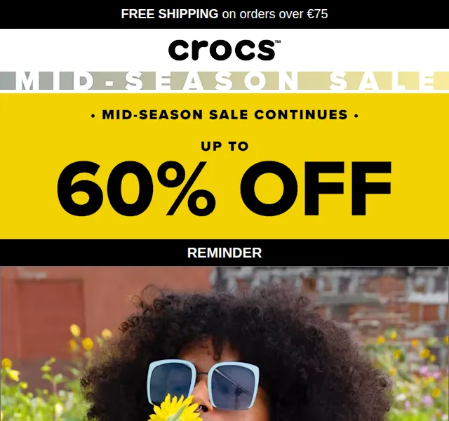 Crocs: Mid-Season Sale až 60 % – červen 2026 | Nuslet.cz