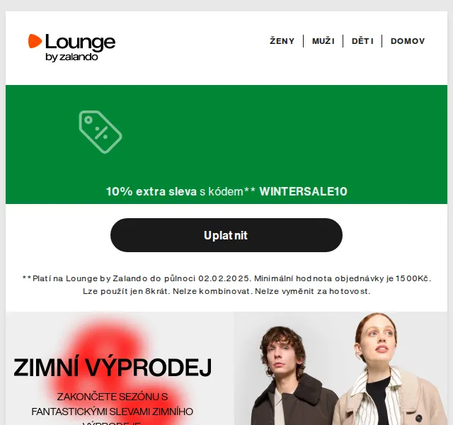 Lounge by Zalando: Zimní výprodej až 80 % – červen 2026 | Nuslet.cz