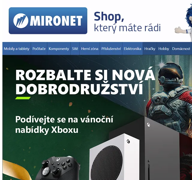 Mironet: Rozbalte si XBOX dobrodružství – červen 2026 | Nuslet.cz