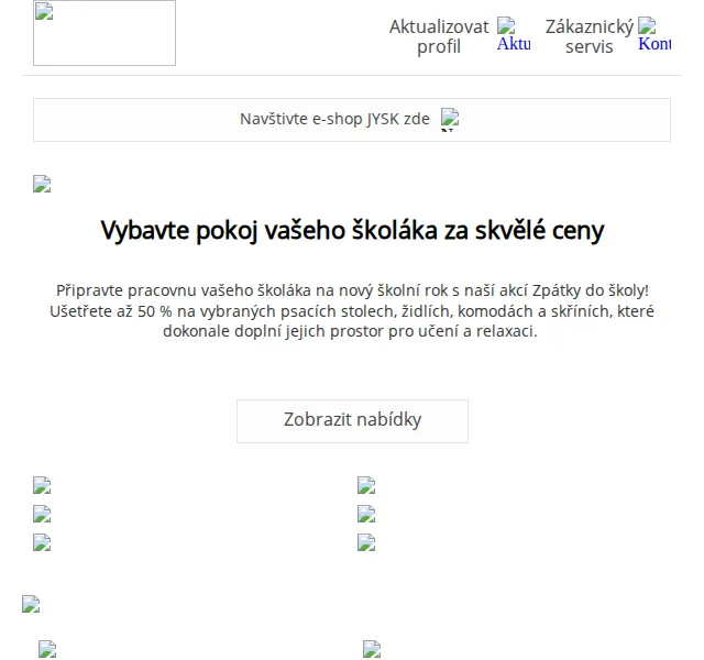 JYSK: Vybavte pokoj školáka se slevou 20–50 % – červen 2026 | Nuslet.cz