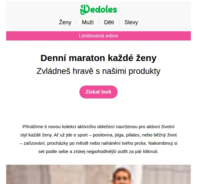 Dedoles.cz: Nová kolekce aktivního oblečení legíny a topy – červen 2026 | Nuslet.cz