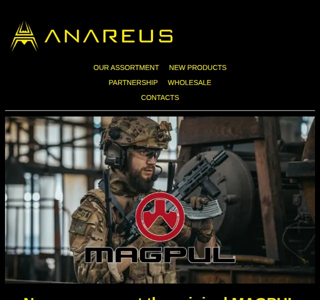 ANAREUS: Originální Magpul produkty – červen 2026 | Nuslet.cz