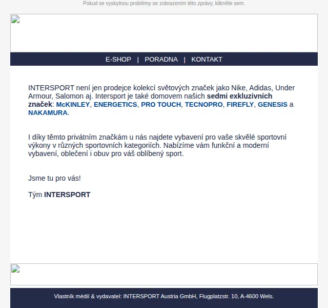 INTERSPORT: exkluzivní značky McKINLEY, NAKAMURA – červen 2026 | Nuslet.cz