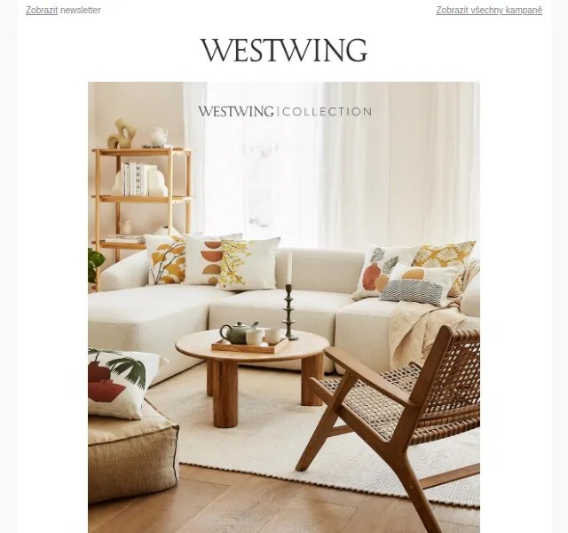 Westwing: Podzimní kolekce až -60 % – červen 2026 | Nuslet.cz