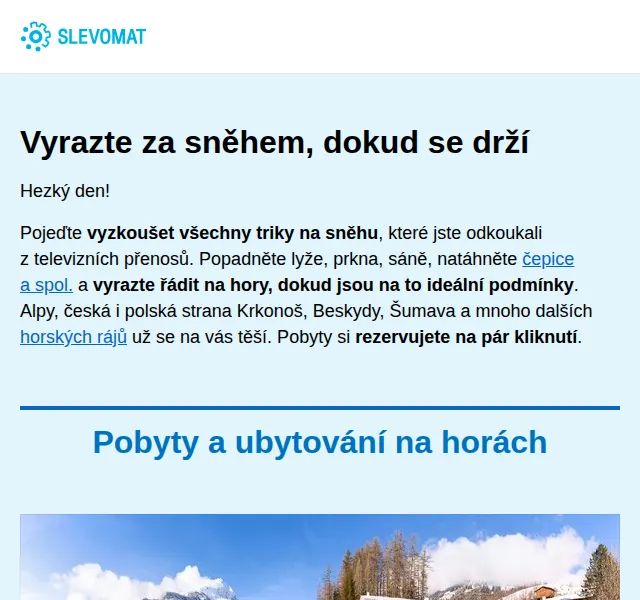 Slevomat: Horské hotely a wellness – červen 2026 | Nuslet.cz