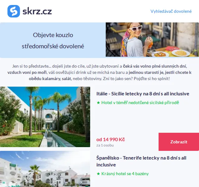 Vánoce na Skrz: zájezdy Itálie, Španělsko, Řecko od 12 690 Kč – červenec 2026 | Nuslet.cz