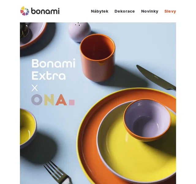 Bonami: ONA nádobí -25 % – květen 2026 | Nuslet.cz
