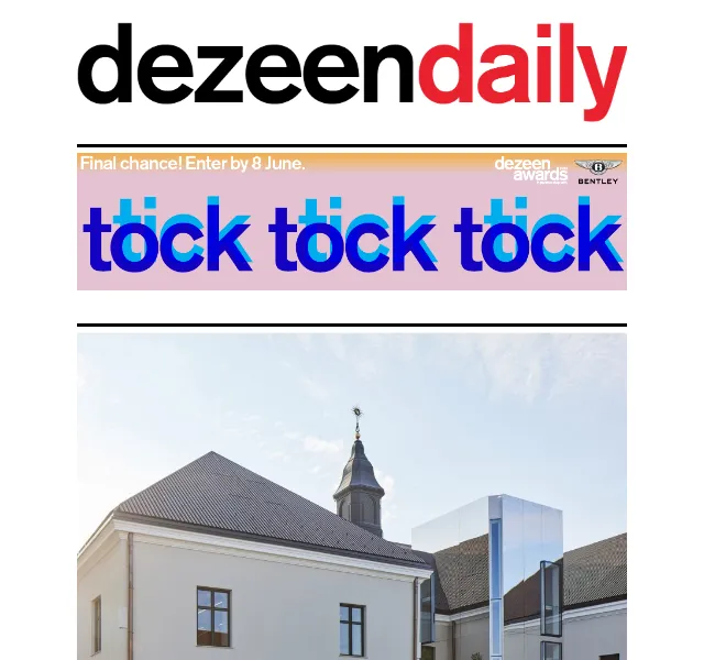 Dezeen Daily: Le Corbusier lampa a luxusní bydlení – červen 2026 | Nuslet.cz