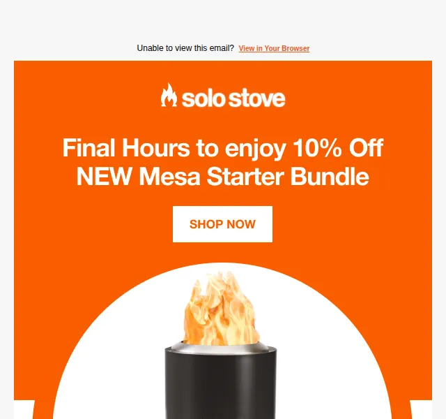 Solo Stove EU: Mesa Starter Bundle – sleva končí dnes | Červenec 2026 | Nuslet.cz
