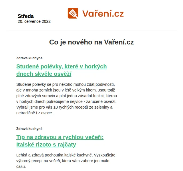 Vaření.cz: Desítky nových letních receptů – červen 2026 | Nuslet.cz