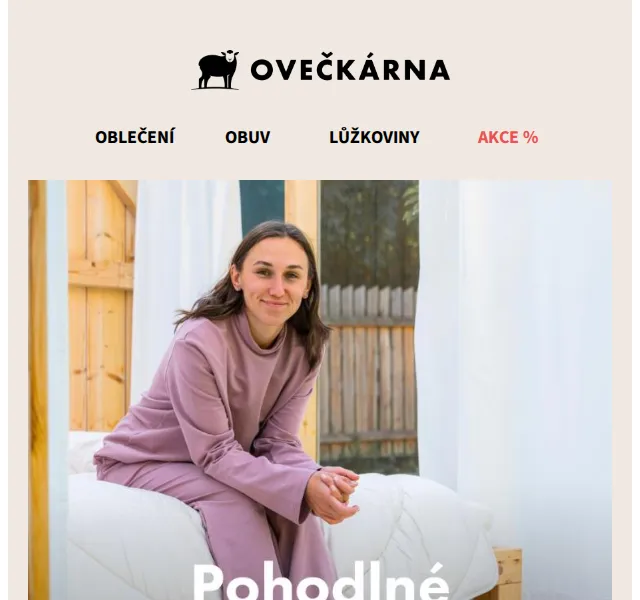 Ovečkárna: Domácí oblečení do 1599 Kč – červen 2026 | Nuslet.cz