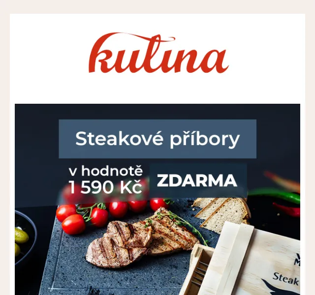 KULINA.cz: Steakové příbory WMF zdarma k nákupu – červen 2026 | Nuslet.cz