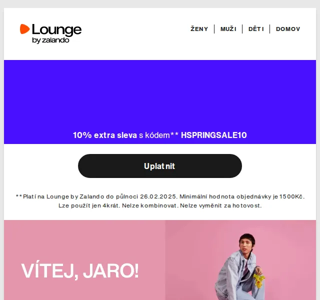 Lounge by Zalando: Tommy Hilfiger a Converse s 10% slevou – červen 2026 | Nuslet.cz