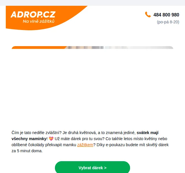 Adrop: Dárky pro maminky 2. května – zážitky od 350 Kč | Nuslet.cz
