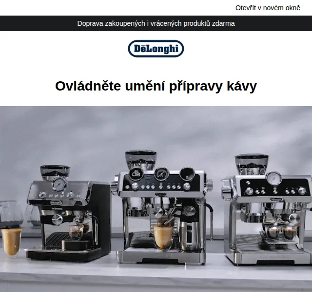 De'Longhi: Dárek baristická sada ke kávovarům La Specialista – červen 2026 | Nuslet.cz