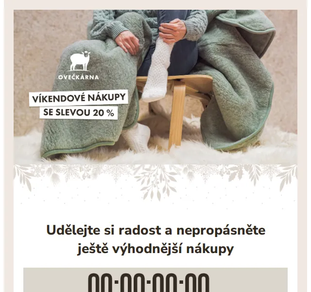 Ovečkárna: Sleva 20 % s kódem – červen 2026 | Nuslet.cz