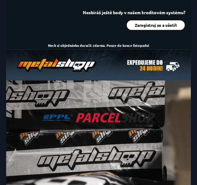 METALSHOP: Doprava PPL ParcelShop zdarma – listopad 2022 | Nuslet.cz