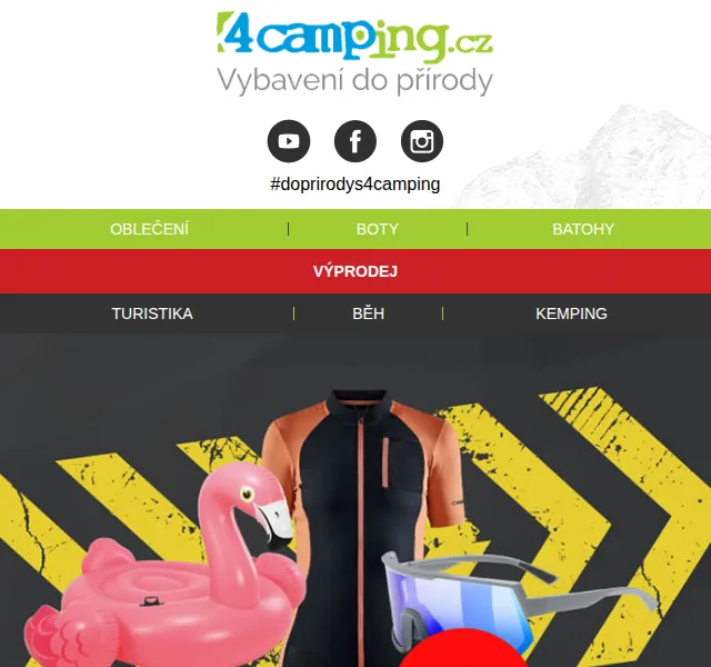4camping.cz: Velký letní výprodej vybavení – červen 2026 | Nuslet.cz