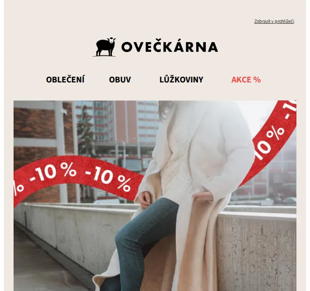 Ovečkárna: Teplé oblečení až -50% + 10% | Nuslet