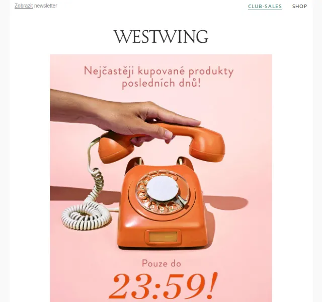 Westwing: Bestsellery týdne až 50 % sleva – červen 2026 | Nuslet.cz