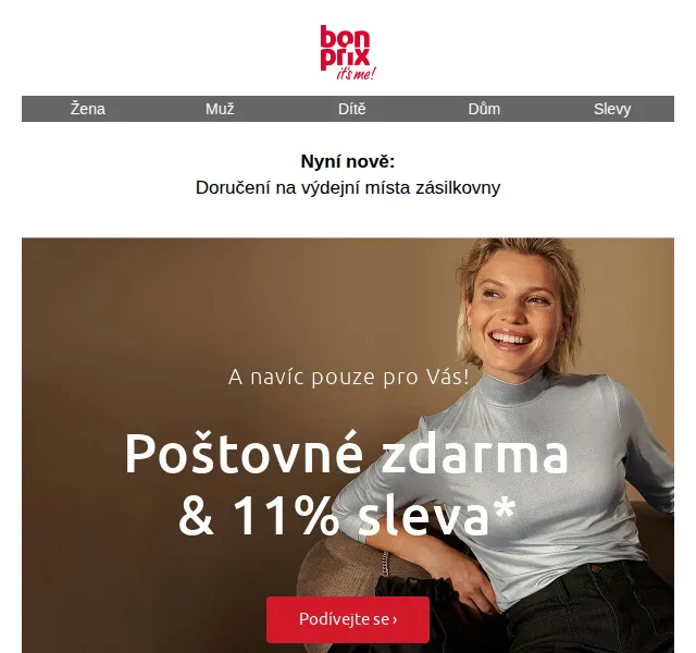 bonprix: -50% v Black Week a sleva 11% – červen 2026 | Nuslet.cz