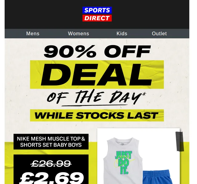 Sportsdirect: Nike set za 70 Kč – červen 2026 | Nuslet.cz
