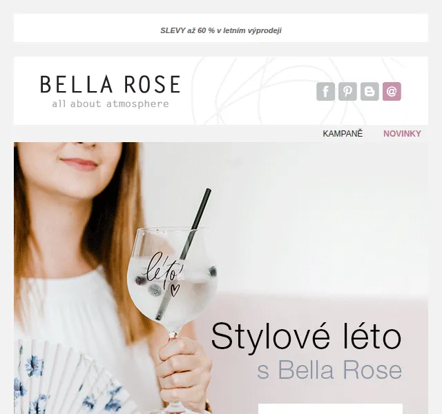 Bella Rose: letní výprodej až 60 % – červen 2026 | Nuslet.cz