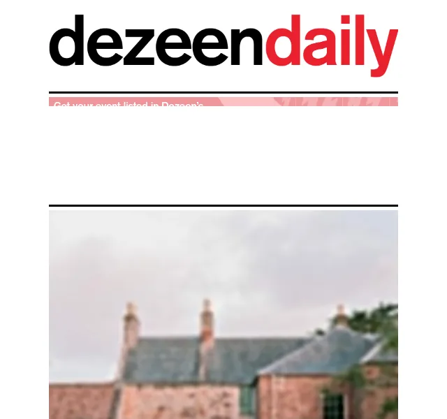 Dezeen Daily: Novinky z architektury a designu – červen 2026 | Nuslet.cz