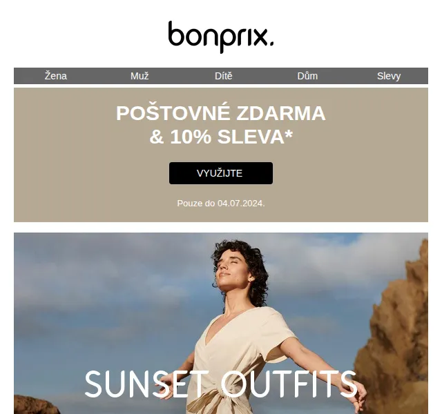 Bonprix: 10% sleva + poštovné ZDARMA – červenec 2026 | Nuslet.cz