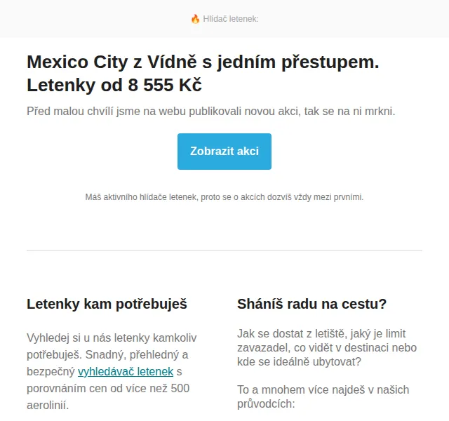 Cestujlevne.com: Letenky Mexico City z Vídně od 8 555 Kč – červen 2026 | Nuslet.cz