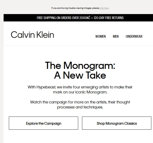 Calvin Klein: Nová Monogram kolekce – červen 2026 | Nuslet.cz