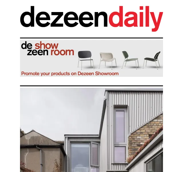 Dezeen Daily: Nové články o architektuře – červen 2026 | Nuslet.cz