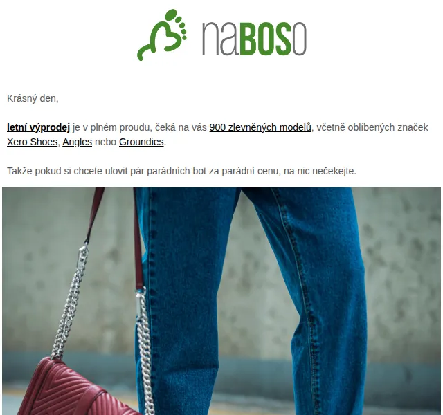 naBOSo: Letní výprodej se slevou až 20 % – červen 2026 | Nuslet.cz