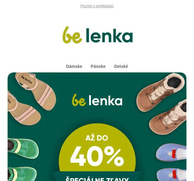 Be Lenka: sleva až 40 % na barefoot obuv + kupón 20 % – červen 2026 | Nuslet.cz