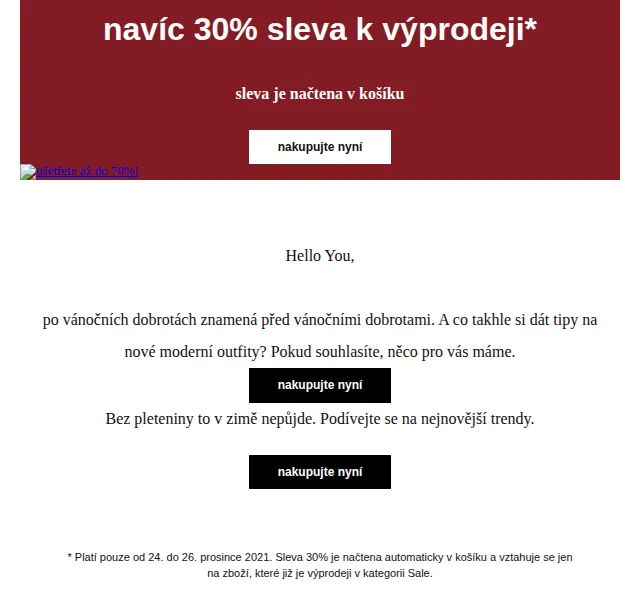 orsay: navíc 30% na výprodej + novinky – prosinec 2021 | Nuslet.cz