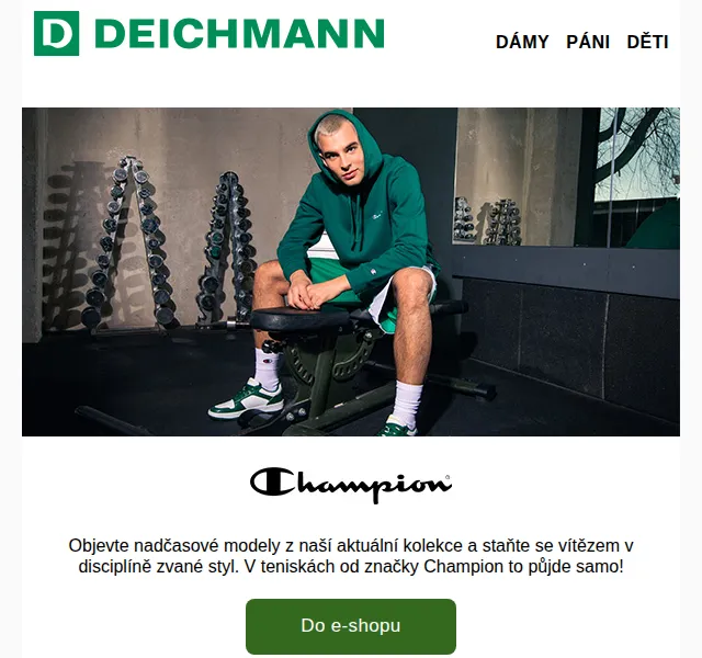 DEICHMANN: Tenisky Champion už od 1 299 Kč – červen 2026 | Nuslet.cz