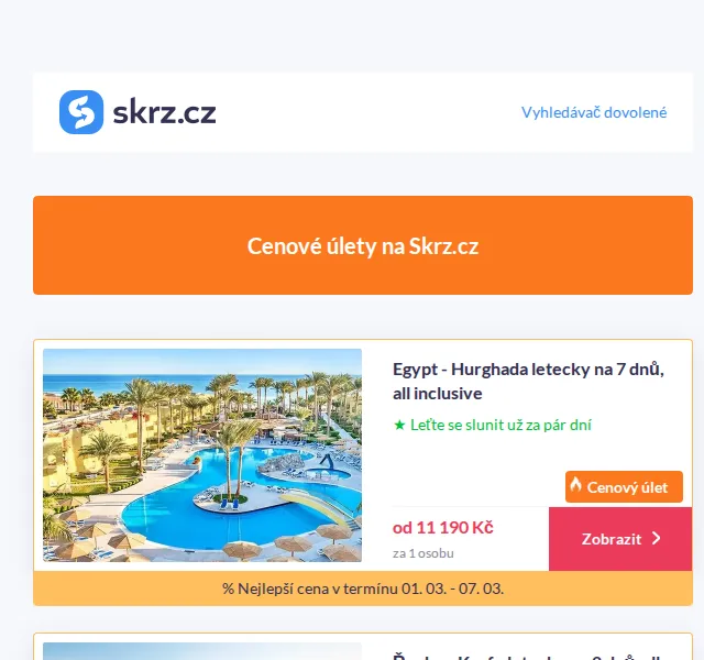 Vánoce na Skrz: Dovolená u moře od 11 190 Kč – červenec 2026 | Nuslet.cz