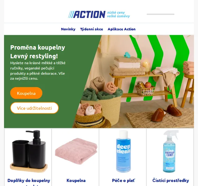 Action: Proměna koupelny levně – červen 2026 | Nuslet.cz